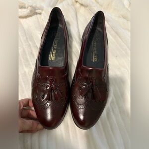 Peter Huber Men's ox blood Loafers sz 10.5